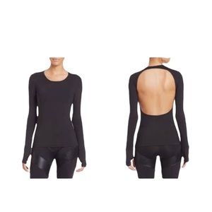 Active by Norma Kamali Revolve Backless Top in Black size Large